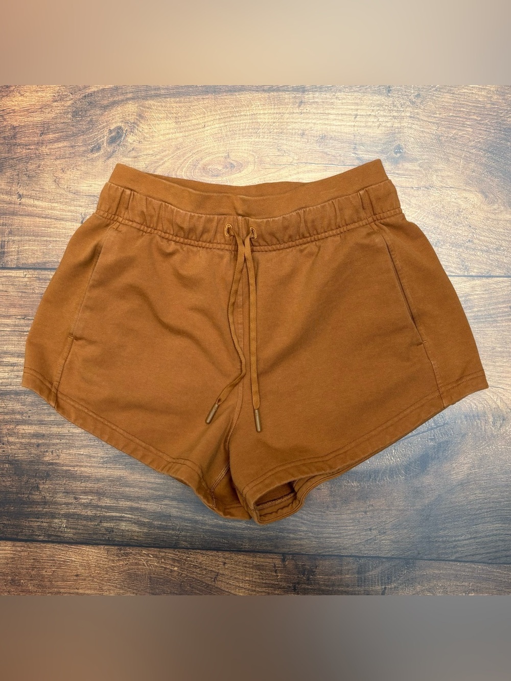 Lululemon Inner Glow High Rise Shorts 3" In Copper Brown Size 4